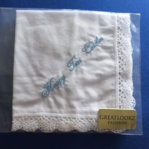 New Wedding Handkerchief - Happy Tear Catcher